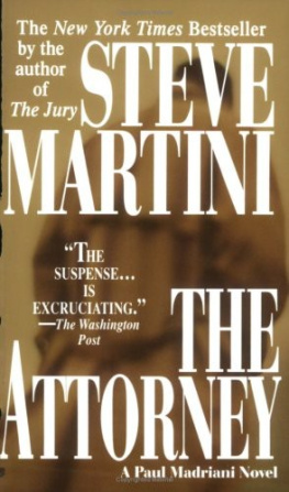 Steve Martini - The attorney