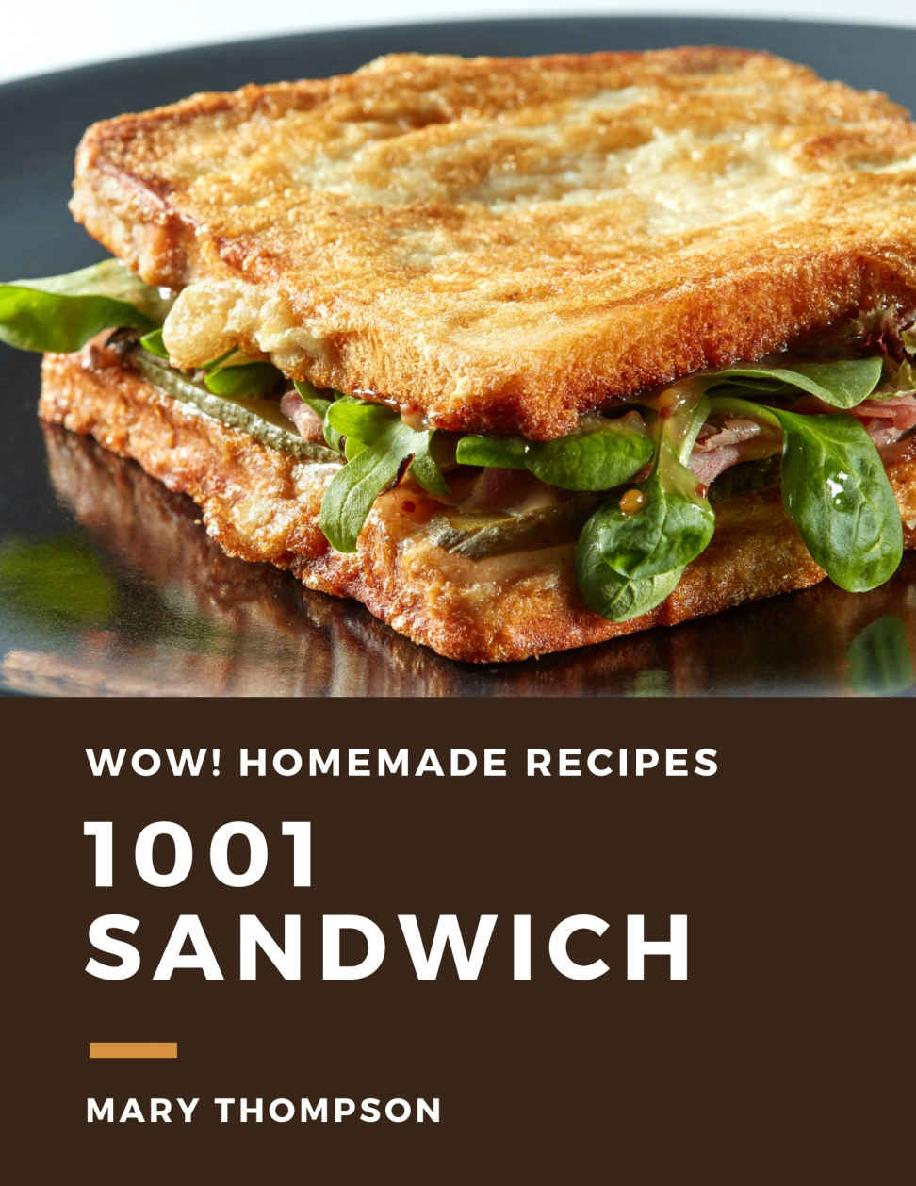 Wow 1001 Homemade Sandwich Recipes Wow 1001 Homemade Sandwich Recipes - - photo 1