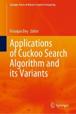 Nilanjan Dey - Applications of Cuckoo Search Algorithm and its Variants