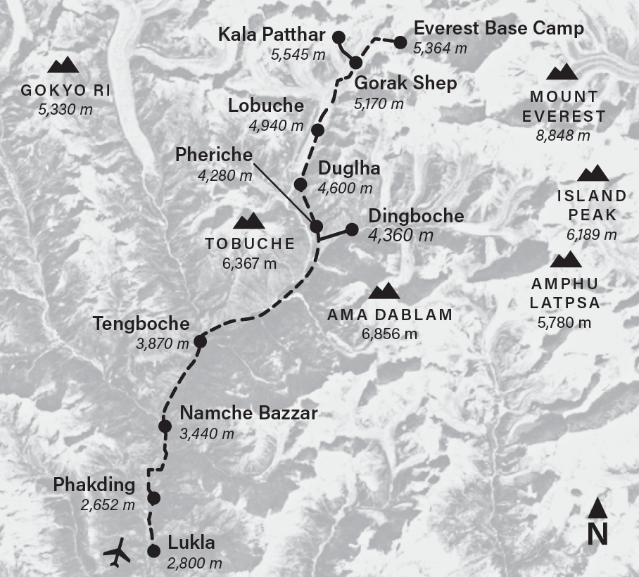 Reference map Hao Wu 10-DAY HIKE TO EVEREST BASE DAYS 12 Kathmandu DAY 3 - photo 5