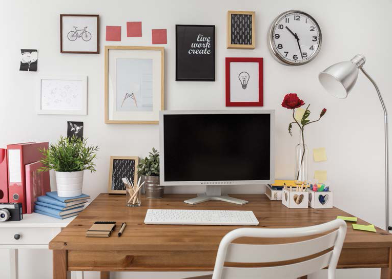 Personalizing a home office is a way to make yourself more comfortable at work - photo 11