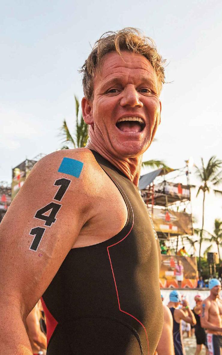 Gordon Ramsay before his first IRONMAN World Championship race in October 2013 - photo 5