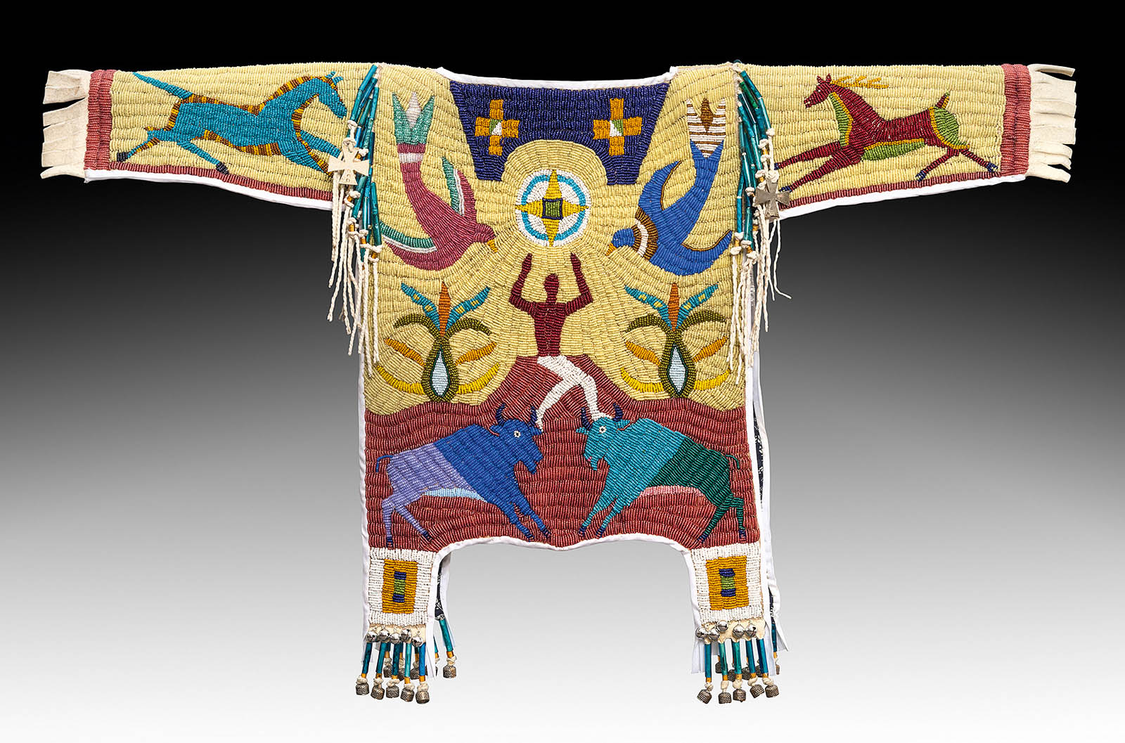 Fig I4 Lakota Creation Narrative shirt 2016 Maker Thomas Red Owl Haukaas - photo 7