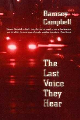 Ramsey Campbell The Last Voice They Hear