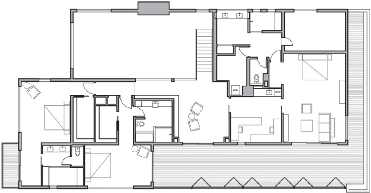 Renovated second floor plan Existing first floor plan Renovated first floor - photo 8