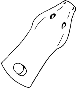 Highly polished ivory seal-head-shaped nozzle for a sealskin float similar to - photo 8