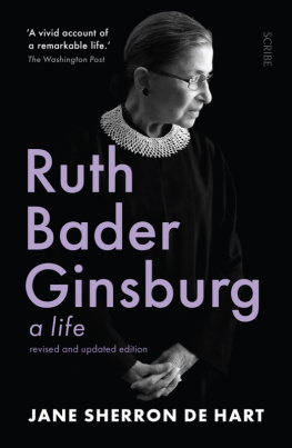 Jane Sherron de Hart - Ruth Bader Ginsburg