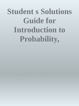 Unknown Student s Solutions Guide for Introduction to Probability, Statistics, and Random Processes nodrm