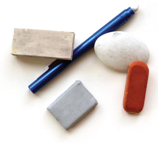 Erasers There are several types of art erasers Plastic erasers are useful for - photo 6