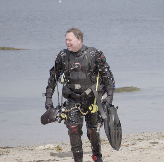 Chris Harvey Clark Emerges from a dive in his research areaPeter Sotis was - photo 7