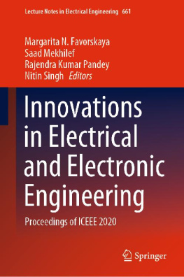 Margarita N. Favorskaya - Innovations in Electrical and Electronic Engineering: Proceedings of ICEEE 2020