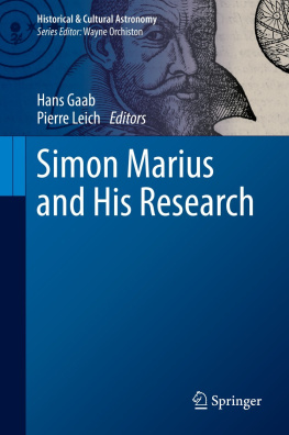 Hans Gaab - Simon Marius and His Research