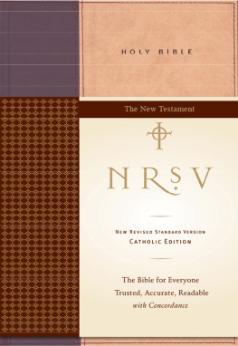 Harper Bibles - NRSV Catholic Edition Bible Anglicized--New Testament