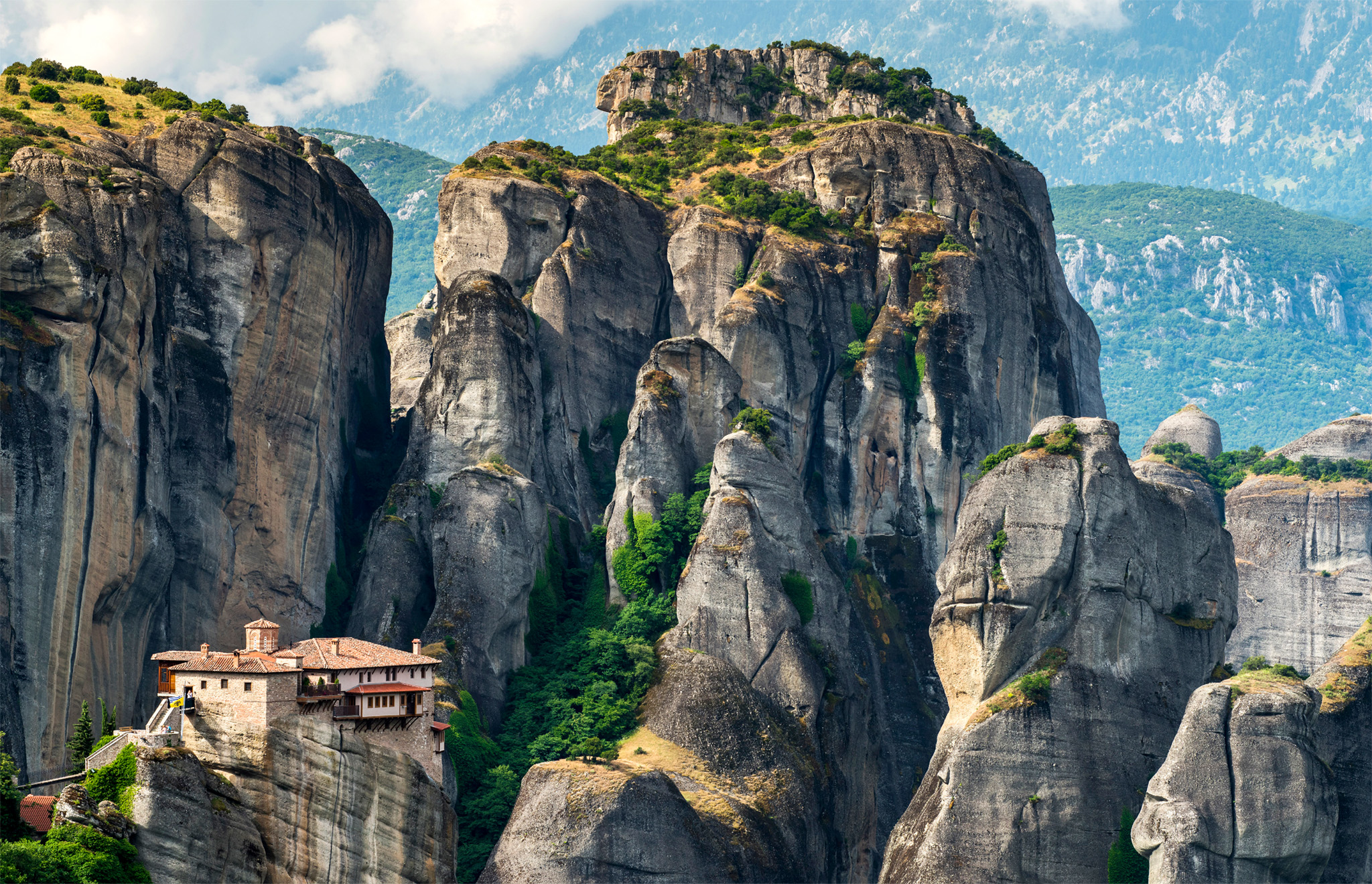 t Moni Rousnou amidst rocky pinnacles Metora Welcome to Greece Reasons to - photo 5