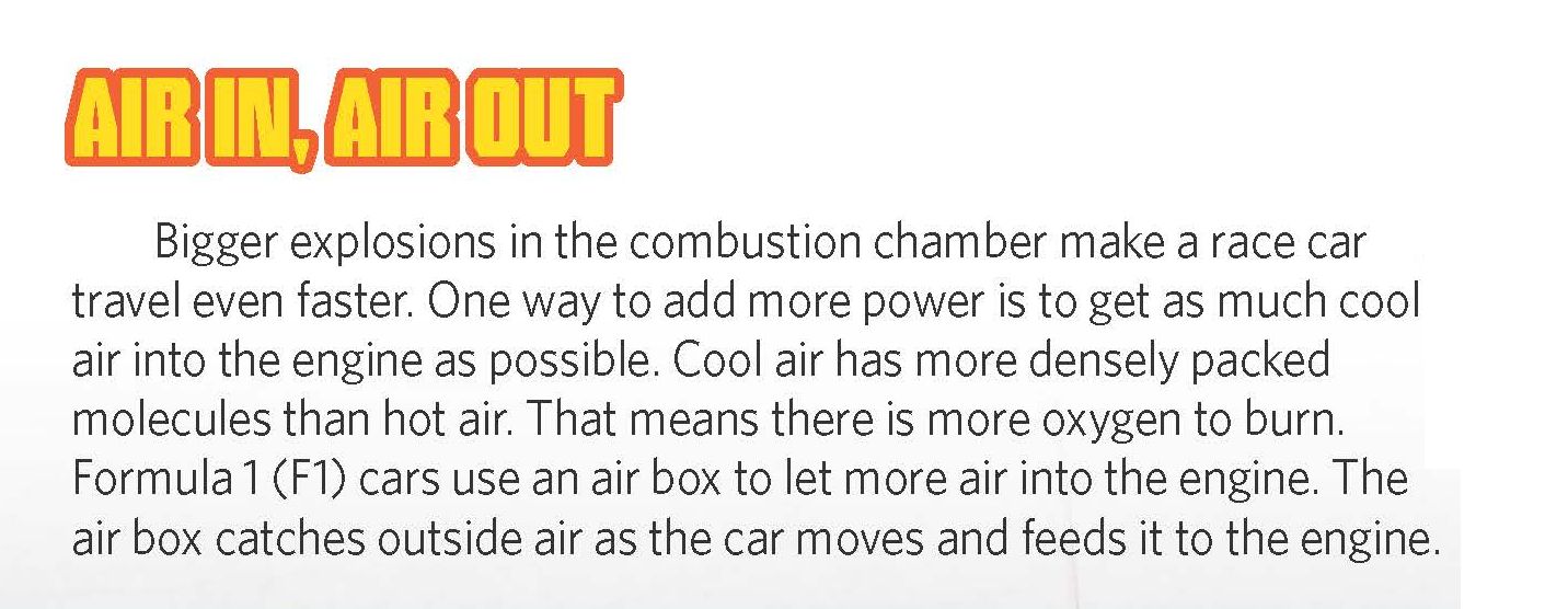 The loud roar of a race car is hard to ignore Part of that sound comes from - photo 21