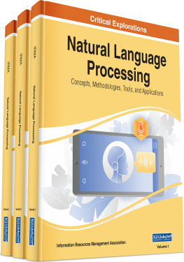 Management Association Information Resources Natural Language Processing: Concepts, Methodologies, Tools, and Applications