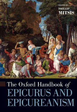 Phillip Mitsis - Oxford Handbook of Epicurus and Epicureanism