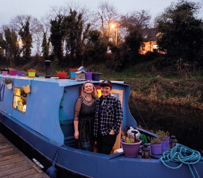 I visited my friends Claire and Ais on their houseboat the night the Taoiseach - photo 15