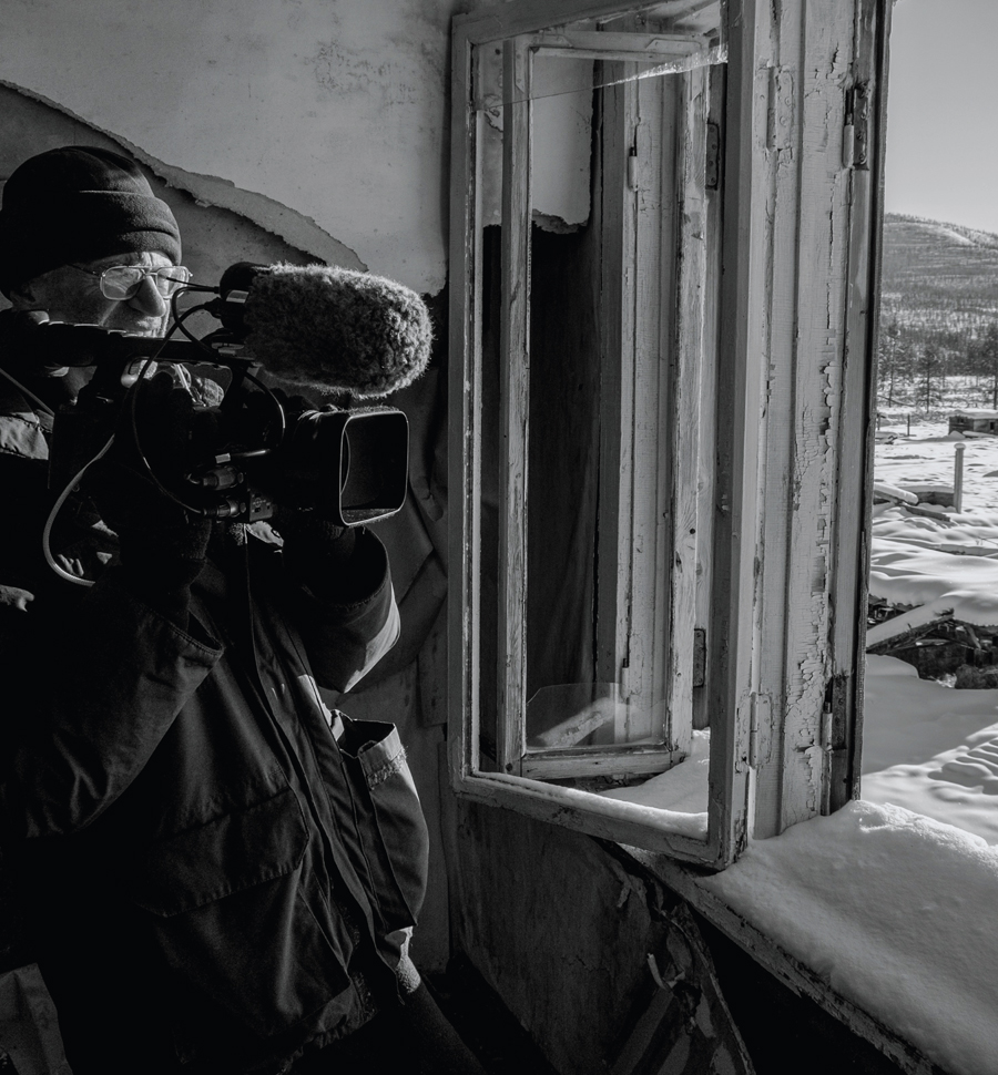 Max Quinn filming in abandoned Siberian road camp on the Kolyma Highway known - photo 5