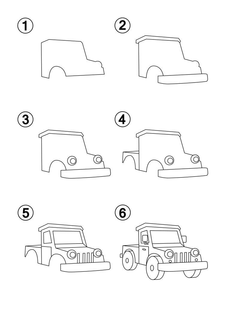 How to Draw Cars Step by Step How to Draw Books for Kids Learn How to Draw 50 Different Cars - photo 1