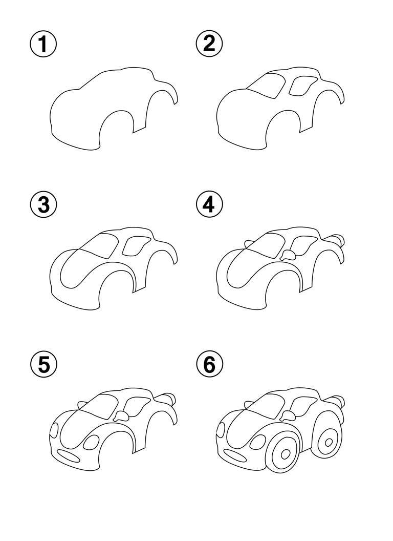 How to Draw Cars Step by Step How to Draw Books for Kids Learn How to Draw 50 Different Cars - photo 6