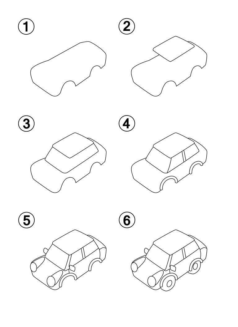 How to Draw Cars Step by Step How to Draw Books for Kids Learn How to Draw 50 Different Cars - photo 7