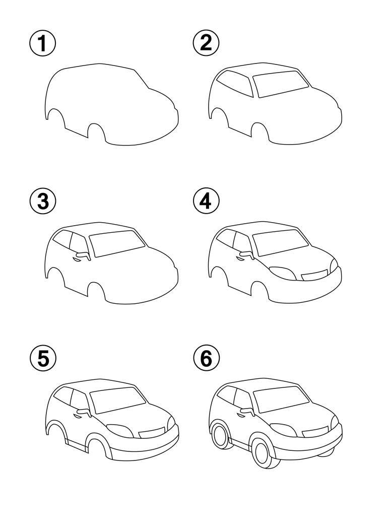 How to Draw Cars Step by Step How to Draw Books for Kids Learn How to Draw 50 Different Cars - photo 8