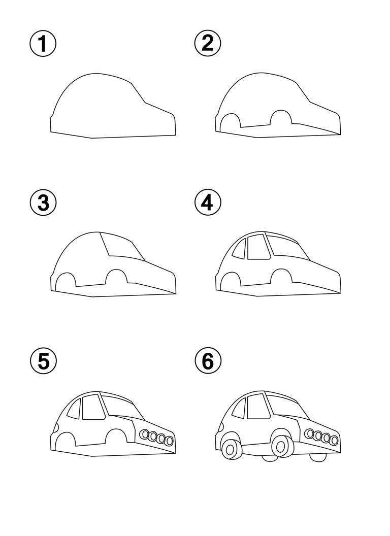 How to Draw Cars Step by Step How to Draw Books for Kids Learn How to Draw 50 Different Cars - photo 13