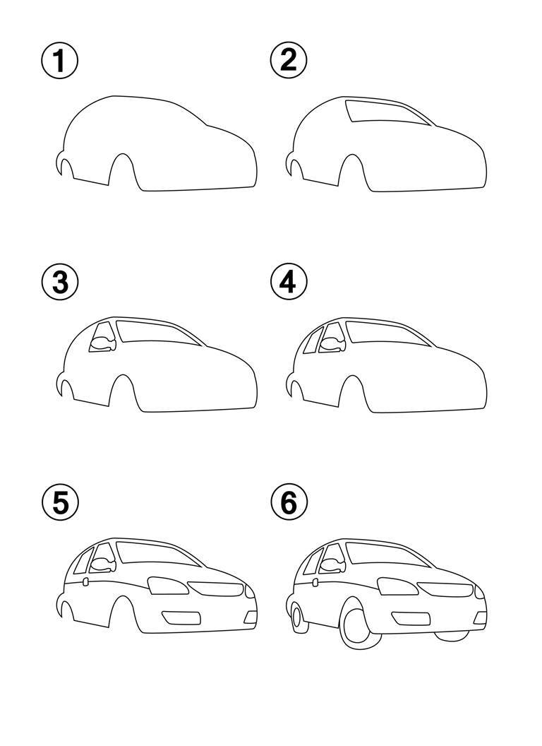 How to Draw Cars Step by Step How to Draw Books for Kids Learn How to Draw 50 Different Cars - photo 14