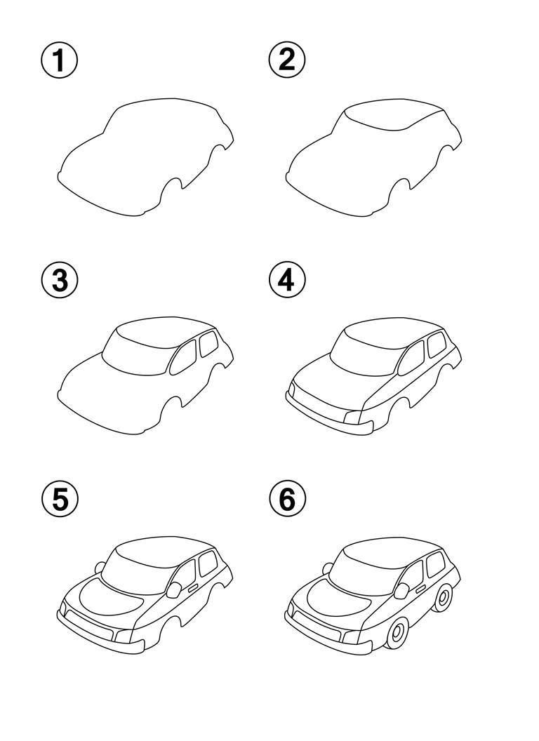 How to Draw Cars Step by Step How to Draw Books for Kids Learn How to Draw 50 Different Cars - photo 15