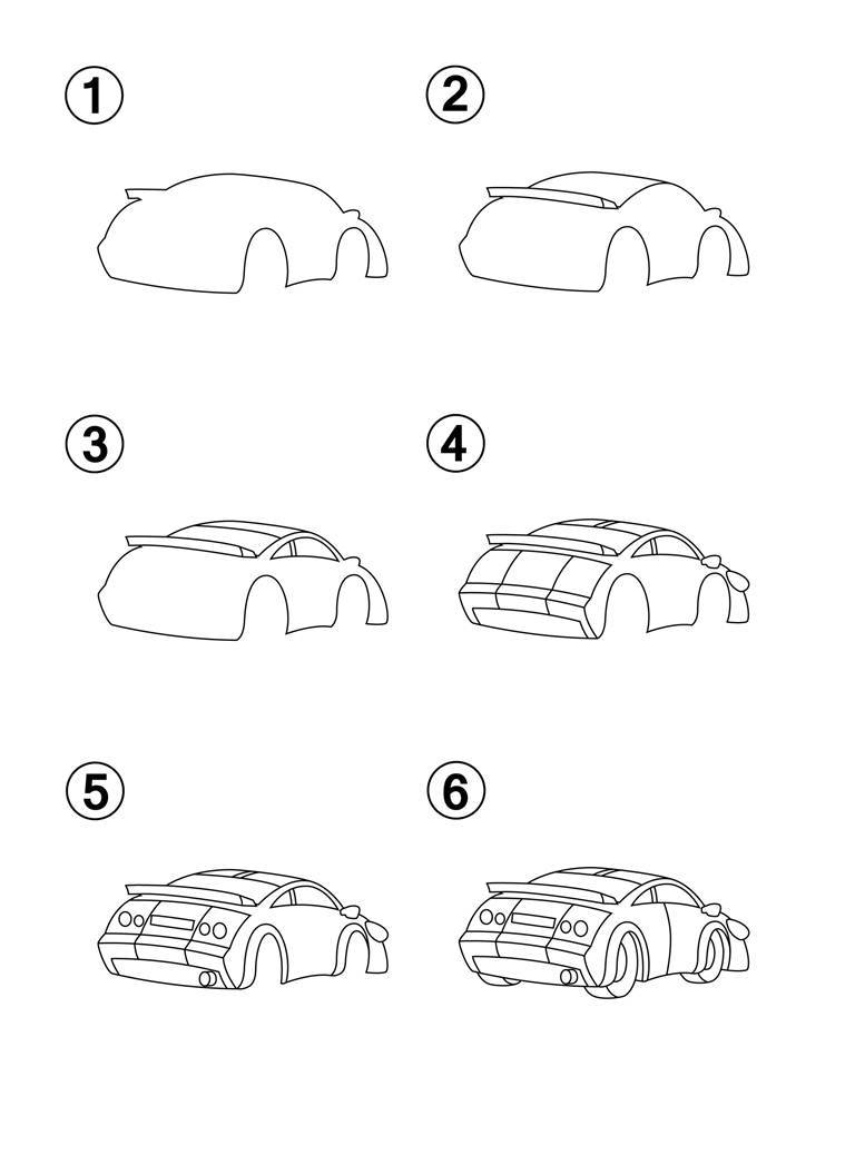 How to Draw Cars Step by Step How to Draw Books for Kids Learn How to Draw 50 Different Cars - photo 16