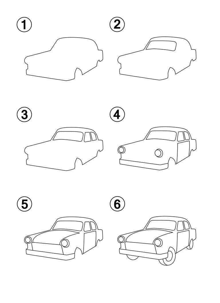 How to Draw Cars Step by Step How to Draw Books for Kids Learn How to Draw 50 Different Cars - photo 17