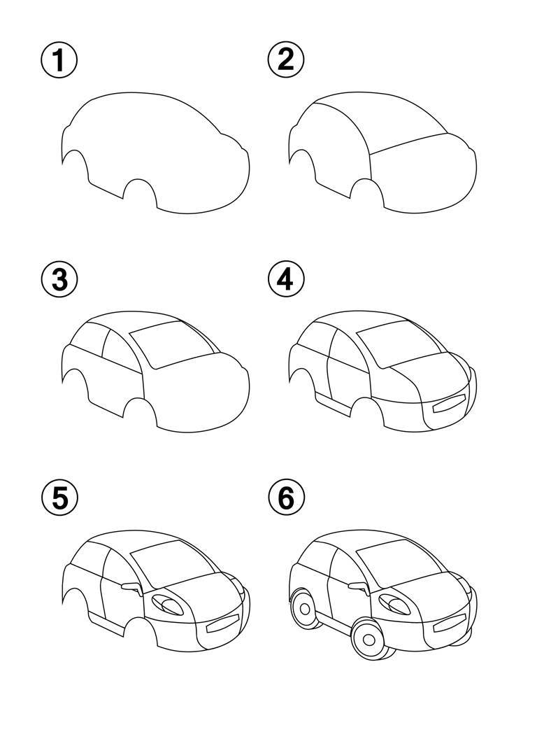 How to Draw Cars Step by Step How to Draw Books for Kids Learn How to Draw 50 Different Cars - photo 18