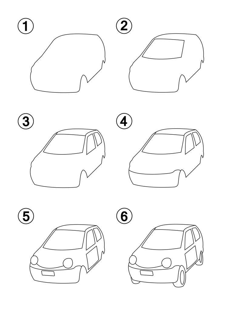 How to Draw Cars Step by Step How to Draw Books for Kids Learn How to Draw 50 Different Cars - photo 20