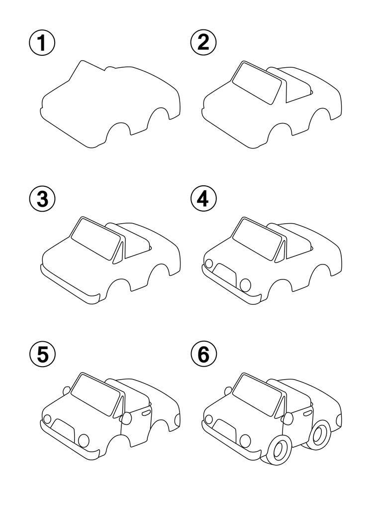 How to Draw Cars Step by Step How to Draw Books for Kids Learn How to Draw 50 Different Cars - photo 21