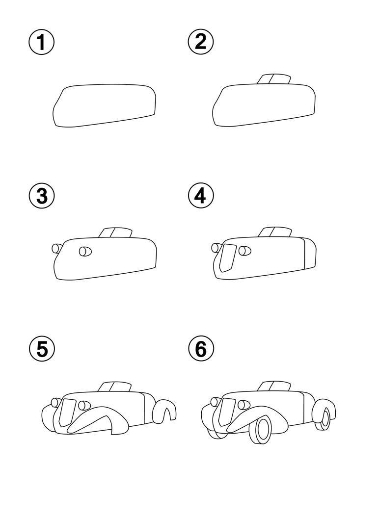 How to Draw Cars Step by Step How to Draw Books for Kids Learn How to Draw 50 Different Cars - photo 26