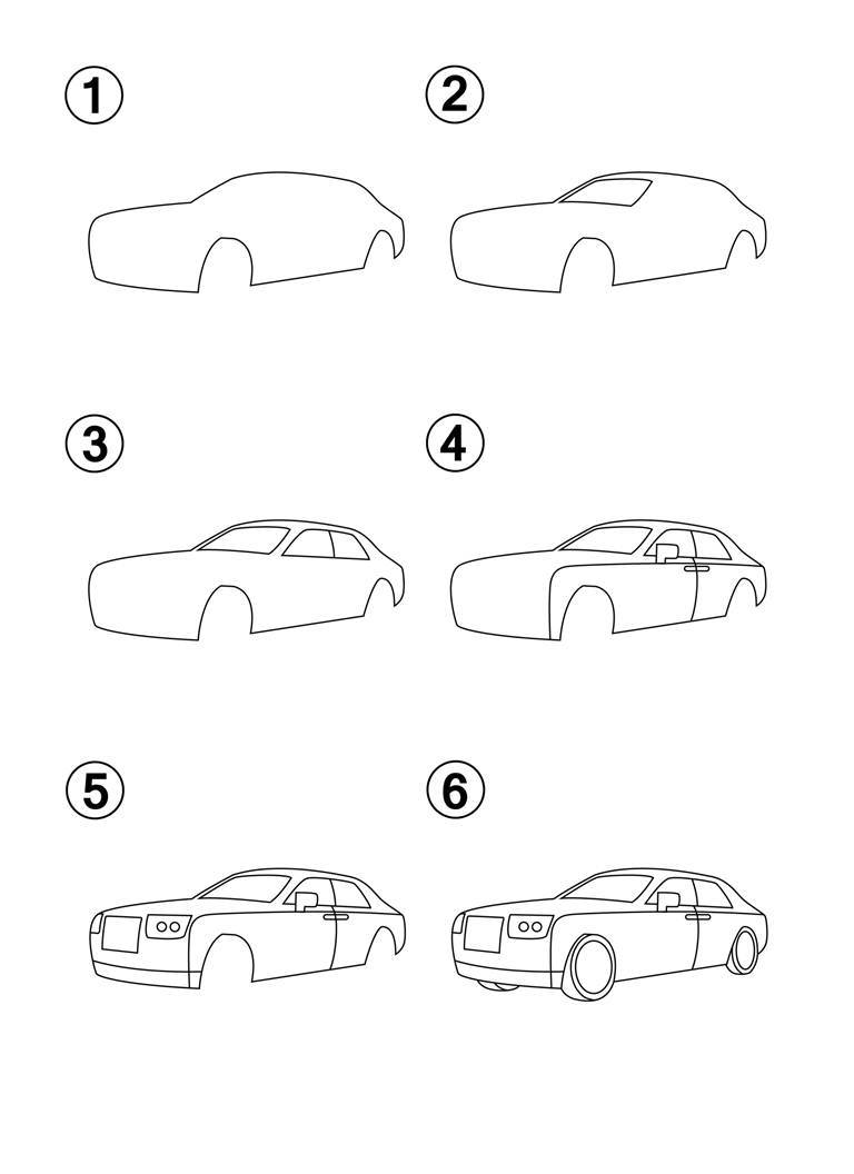 How to Draw Cars Step by Step How to Draw Books for Kids Learn How to Draw 50 Different Cars - photo 27