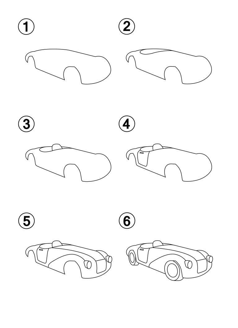 How to Draw Cars Step by Step How to Draw Books for Kids Learn How to Draw 50 Different Cars - photo 28