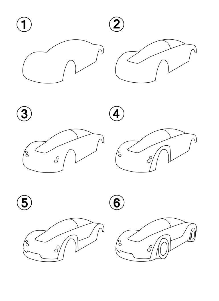 How to Draw Cars Step by Step How to Draw Books for Kids Learn How to Draw 50 Different Cars - photo 29