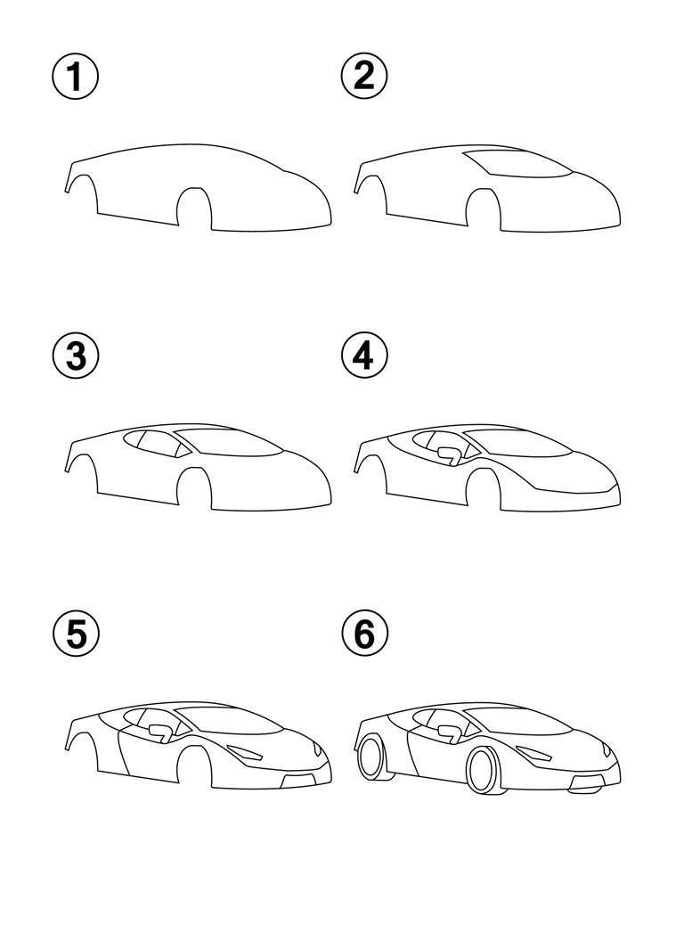 How to Draw Cars Step by Step How to Draw Books for Kids Learn How to Draw 50 Different Cars - photo 31