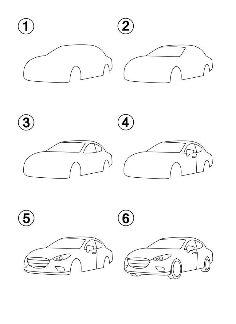 How to Draw Cars Step by Step How to Draw Books for Kids Learn How to Draw 50 Different Cars - photo 32