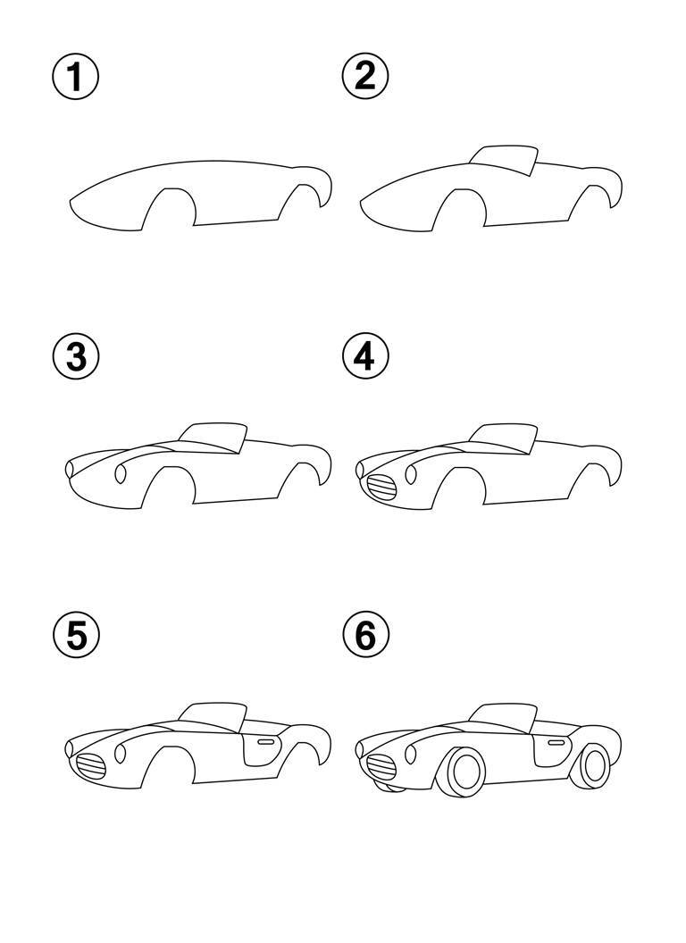 How to Draw Cars Step by Step How to Draw Books for Kids Learn How to Draw 50 Different Cars - photo 33