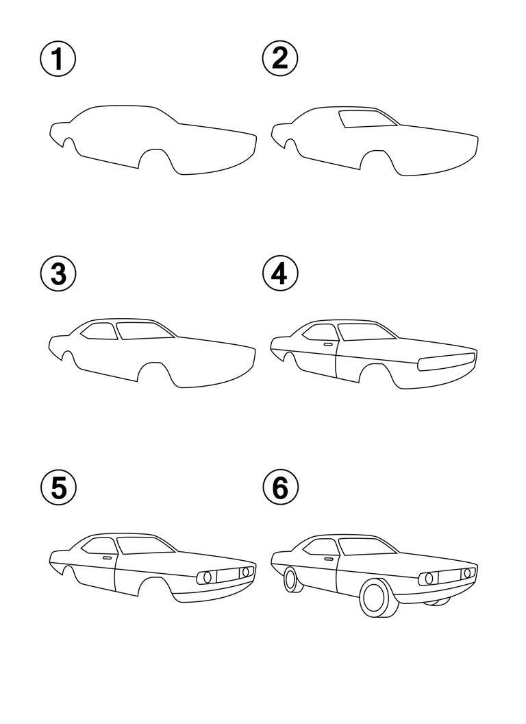 How to Draw Cars Step by Step How to Draw Books for Kids Learn How to Draw 50 Different Cars - photo 36