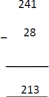 Starting from the right hand side we cannot subtract 8 from 1 so we borrow 1 - photo 1