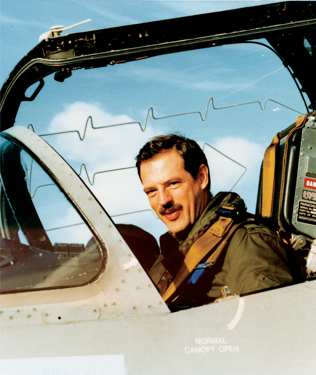 The author in the cockpit of a BAe Hawk T1 during his tour as an instructor at - photo 5