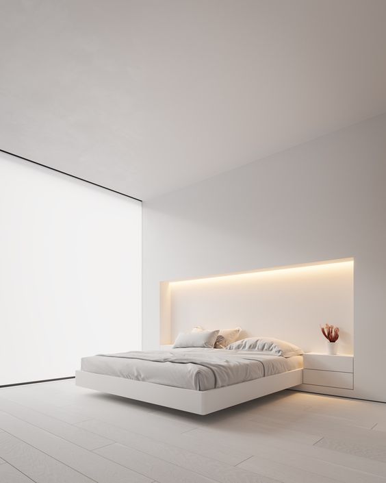 In interior design minimalism means spacious rooms with minimum of furniture - photo 2