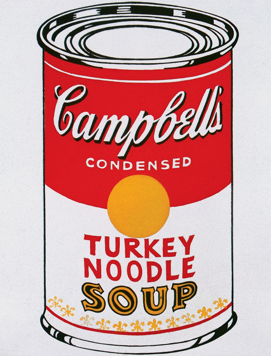 Andy Warhol Campbells soup Turkey Noodle 1962 Silkscreen ink on canvas 51 - photo 2