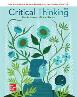 Moore Brooke Noel - ISE EBook Online Access Critical Thinking