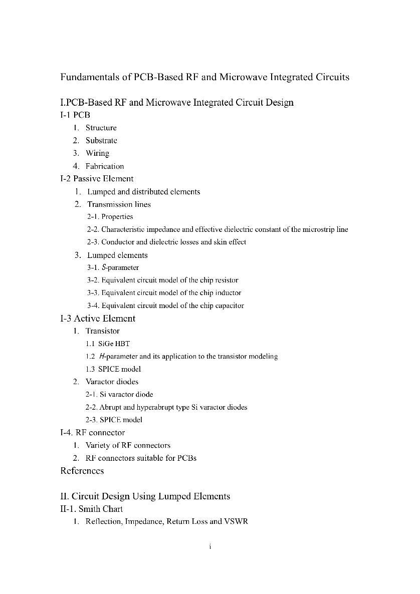 Fundamentals of PCB-Based RF and Microwave Integrated Circuits - photo 2