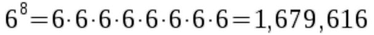 Besides x0 and x1 we can now calculate all other natural number exponents Can - photo 6